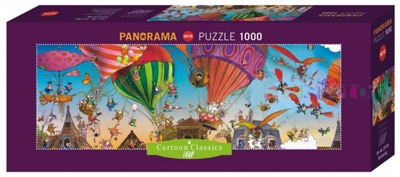 400 Jean-Jacques-Loup-Loup-Ballooning-1000-Teile-Panorama-Puzzle