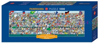 400 Roger-Blachon-Blachon-Sports-Fans-1000-Teile-Panorama-Puzzle